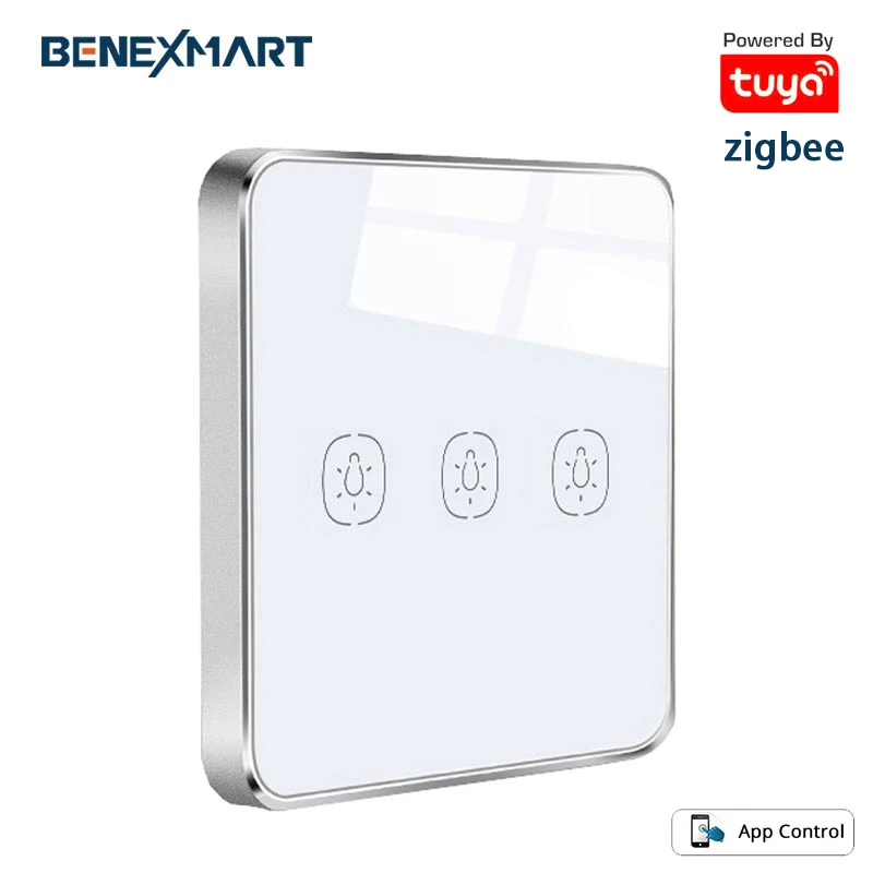 Benexmart Smart Life Tuya Zigbee Wireless Switch Touch 1 2 3 Gangs Realize Multiple Ways Control Smart Home Equipment
Benexmart Smart Life Tuya Zigbee Wireless Switch Touch 1 2 3 Gangs Realize Multiple Ways Control Smart Home Equipment