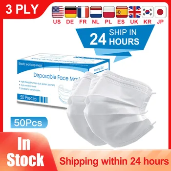 5-100pcs Medical Mask Disposable Mask 3 Layers Non-woven Filter Mask Surgical Mask Ear Loop Mask Mouth Face Mask Fast Delivery
5-100pcs Medical Mask Disposable Mask 3 Layers Non-woven Filter Mask Surgical Mask Ear Loop Mask Mouth Face Mask Fast Delivery