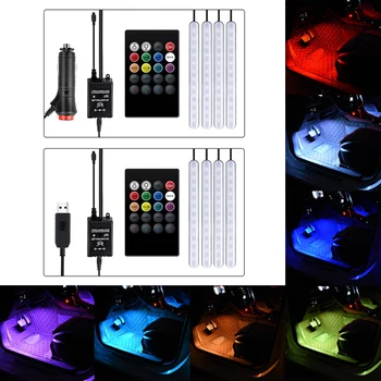 Wireless Remote Control Car RGB LED Strip Lights Multicolor Music Car Interior USB LED Strip with Sound Active Function CSL88 
Wireless Remote Control Car RGB LED Strip Lights Multicolor Music Car Interior USB LED Strip with Sound Active Function CSL88