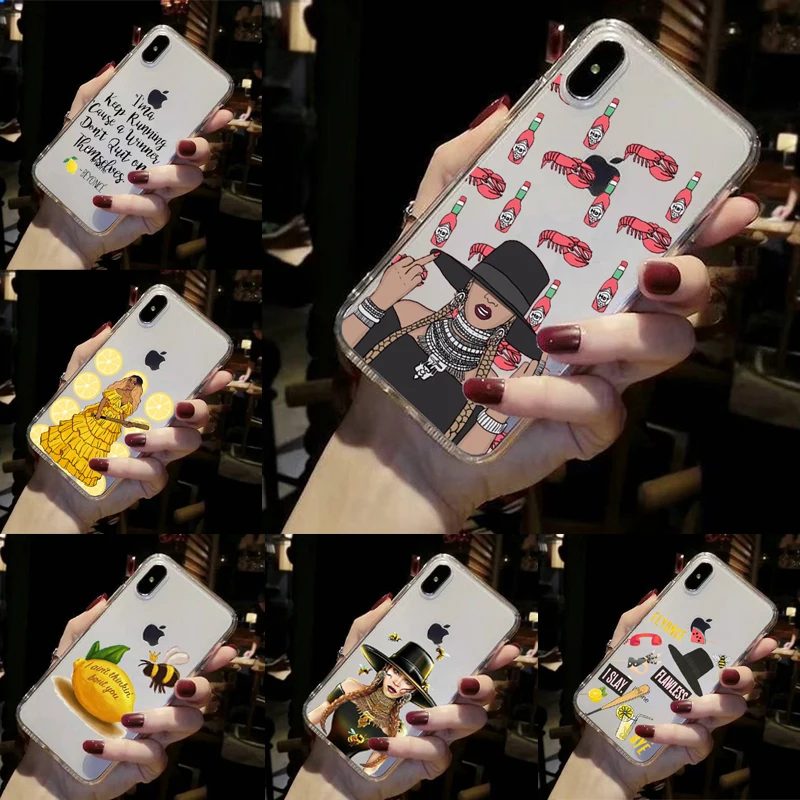 Beyonce Lemonade I Slay Pop Music Silicone Soft Clear TPU Case For iphone 8 7 6 6S 5S SE X XR XS MAX11Pro 6.7.8plus Coque Fundas
Beyonce Lemonade I Slay Pop Music Silicone Soft Clear TPU Case For iphone 8 7 6 6S 5S SE X XR XS MAX11Pro 6.7.8plus Coque Fundas