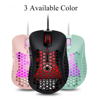 NEW Wired Gaming Mouse USB 3200DPI RGB Backlit Hollow Out Honeycomb Office Gamer Mice for Gamer USB Wired Gaming Mouse
NEW Wired Gaming Mouse USB 3200DPI RGB Backlit Hollow Out Honeycomb Office Gamer Mice for Gamer USB Wired Gaming Mouse