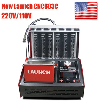 Launch CNC603C Car Fuel Injector Tester Cleaner Machine Injector Flushing Nozzles Multi-language Ultrasound Cleaning Equipment
Launch CNC603C Car Fuel Injector Tester Cleaner Machine Injector Flushing Nozzles Multi-language Ultrasound Cleaning Equipment