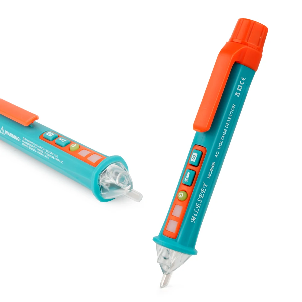 Mileseey Non-Contact Voltage Detector Pen Circuit Breaker Finder Voltage Tester Pen 12V/48V-1000V Electric Test Pen
Mileseey Non-Contact Voltage Detector Pen Circuit Breaker Finder Voltage Tester Pen 12V/48V-1000V Electric Test Pen