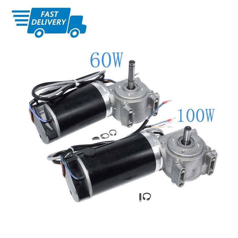 Fast Ship DC Worm Gear Motor 24V 60W250RPM 100W220RPM With Gearbox & Intelligent Encoder Electric Door Motor For Automatic Door
Fast Ship DC Worm Gear Motor 24V 60W250RPM 100W220RPM With Gearbox & Intelligent Encoder Electric Door Motor For Automatic Door