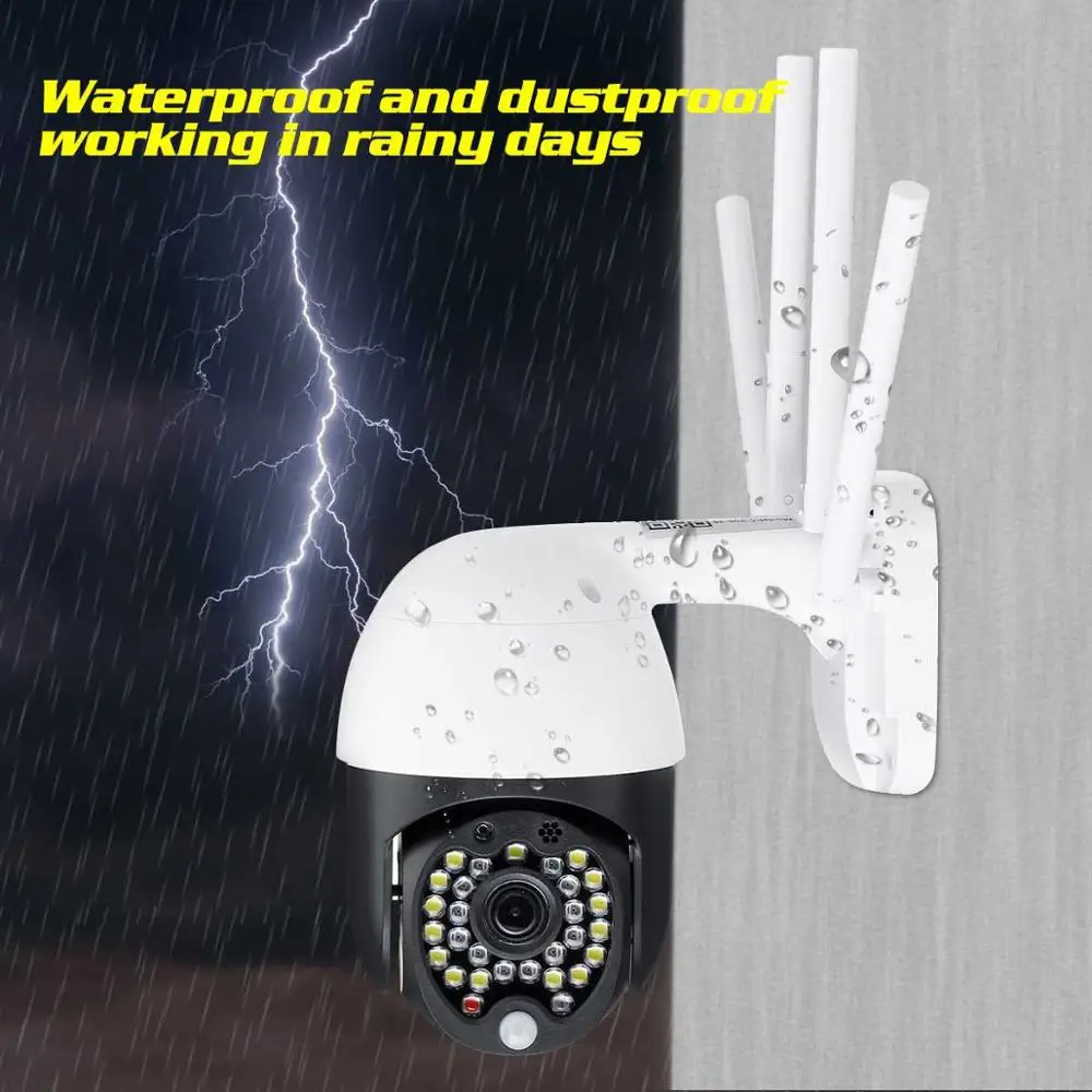 1080P HD WIFI IP Camera Cloud Storage Outdoor PTZ IP Camera Speed Dome CCTV Security Cameras P2P Camara WIFI Exterior ipcam
1080P HD WIFI IP Camera Cloud Storage Outdoor PTZ IP Camera Speed Dome CCTV Security Cameras P2P Camara WIFI Exterior ipcam