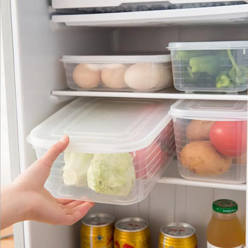 Kitchen Transparent Storage Box Grains Beans Storage Container with Lid Refrigerator Storage Boxes Fresh Keeping Organizer
Kitchen Transparent Storage Box Grains Beans Storage Container with Lid Refrigerator Storage Boxes Fresh Keeping Organizer