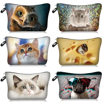 Polyester Animal Printing Makeup Bag Cute Multicolor Women Cosmetic Bag Case Pouch Organizer Bag Toiletry Tool High Quality
Polyester Animal Printing Makeup Bag Cute Multicolor Women Cosmetic Bag Case Pouch Organizer Bag Toiletry Tool High Quality