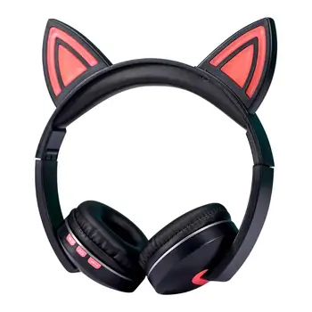 Cute Cat Ear Design Flashing Glowing Wireless Bluetooth Headphones Stereo Gaming Headset 3 Colors LED Light Gifts for Friends
Cute Cat Ear Design Flashing Glowing Wireless Bluetooth Headphones Stereo Gaming Headset 3 Colors LED Light Gifts for Friends