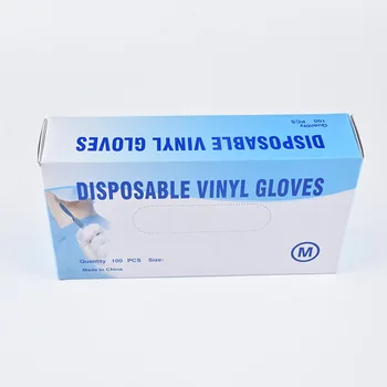 

Yuso disposable vinyl gloves 100 pcs powder-free Medical grade US FDA certification; obtained EU CE certificate free shipping