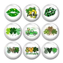 St. Patrick's Day Kiss Me Irish Round Photo Glass Cabochon Demo Flat Back For DIY Jewelry Making Finding Supplies Snap Button
St. Patrick's Day Kiss Me Irish Round Photo Glass Cabochon Demo Flat Back For DIY Jewelry Making Finding Supplies Snap Button