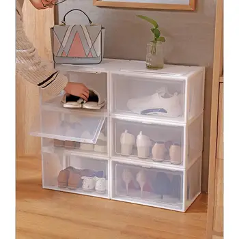 1PC Transparent Drawer Storage Display Cabinets Multi-Purpose Dust-Proof Shoes Box
1PC Transparent Drawer Storage Display Cabinets Multi-Purpose Dust-Proof Shoes Box
