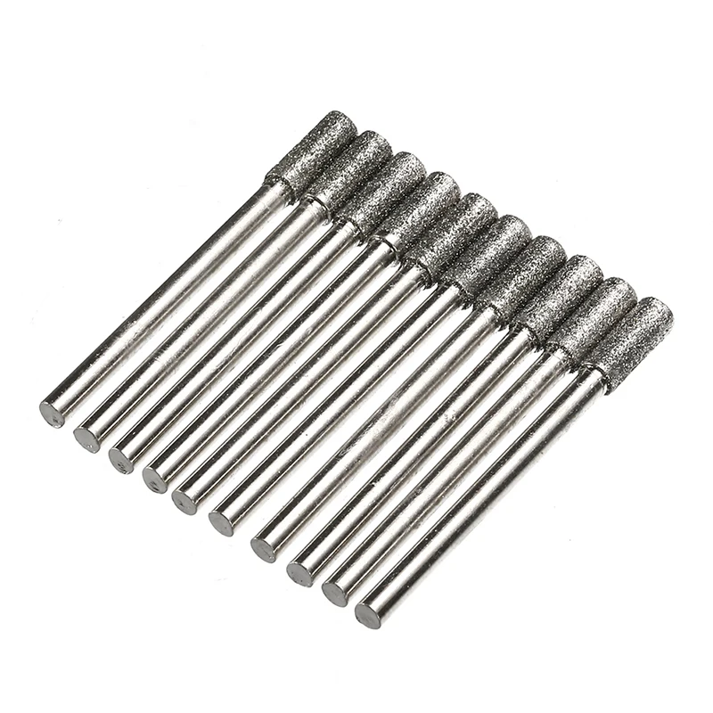 10PCS Diamond Coated Cylindrical Burr 4mm Chainsaw Sharpener Stone File Chain Saw Sharpening Carving Grinding Tools
10PCS Diamond Coated Cylindrical Burr 4mm Chainsaw Sharpener Stone File Chain Saw Sharpening Carving Grinding Tools
