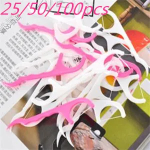 25/50/100 Pcs/Lot Disposable Dental Flosser Interdental Brush Teeth Stick Toothpicks Floss Pick Oral Care
25/50/100 Pcs/Lot Disposable Dental Flosser Interdental Brush Teeth Stick Toothpicks Floss Pick Oral Care