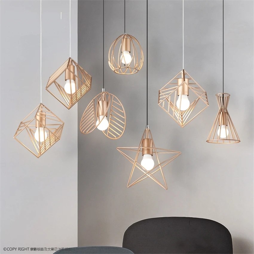 Simple Iron Line Pendant Lights Modern Restaurant Lantern Dining Table Hanging Lights Bar Living Room Kitchen Deco Lamp Fixtures
Simple Iron Line Pendant Lights Modern Restaurant Lantern Dining Table Hanging Lights Bar Living Room Kitchen Deco Lamp Fixtures