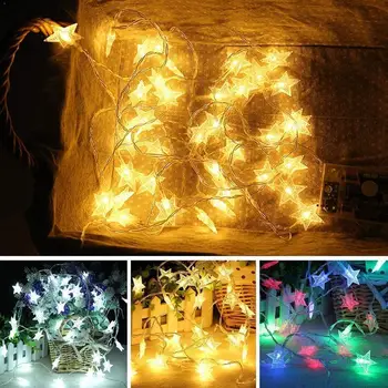 Holiday Party Decor Light String 20/30/50 Led Crystal Clear String Lamp Star Decor Wedding Fairy Outdoor Party Light A2T2
Holiday Party Decor Light String 20/30/50 Led Crystal Clear String Lamp Star Decor Wedding Fairy Outdoor Party Light A2T2
