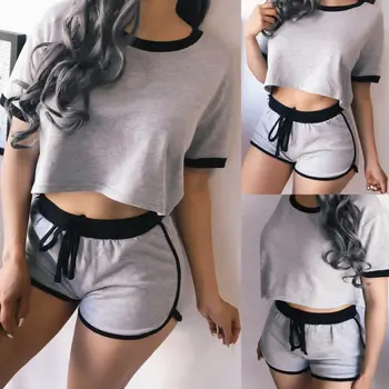 Summer Women 2pcs/set Jogging Gym Casual Tracksuit Hoodies Fashion T-shirt Sweatshirt Short Pants Sets Sport Wear Lady Suit
Summer Women 2pcs/set Jogging Gym Casual Tracksuit Hoodies Fashion T-shirt Sweatshirt Short Pants Sets Sport Wear Lady Suit