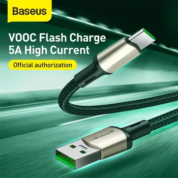 Baseus USB Cable Type C 5A Super Support VOOC Fast Charge Cable For OPPO Find X R17 VIVO USB C Cable Data Charging Wire Cord
Baseus USB Cable Type C 5A Super Support VOOC Fast Charge Cable For OPPO Find X R17 VIVO USB C Cable Data Charging Wire Cord