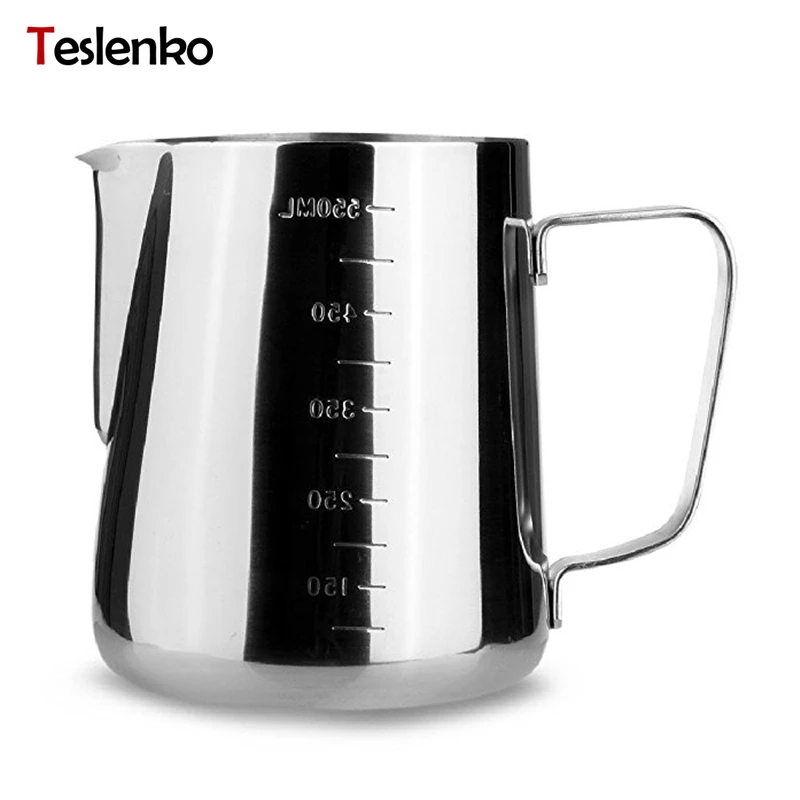 Stainless Steel Milk Frothing Jug Espresso Coffee Mug Pitcher Barista Craft Coffee Cappuccino Cups Latte Pot Kitchen Tool
Stainless Steel Milk Frothing Jug Espresso Coffee Mug Pitcher Barista Craft Coffee Cappuccino Cups Latte Pot Kitchen Tool
