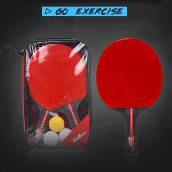 2pcs Double Face Pimples In Table Tennis Racket Long Handle Sports Ping Pong Paddle Racket Set With 3 Balls and Bag
2pcs Double Face Pimples In Table Tennis Racket Long Handle Sports Ping Pong Paddle Racket Set With 3 Balls and Bag