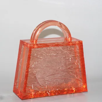 Clear Orange EVA Crushed Ice Lucite Grace Handmade in Dubai Mini Classic Acrylic Tansparent Women Beach Evening Bag Hadnags
Clear Orange EVA Crushed Ice Lucite Grace Handmade in Dubai Mini Classic Acrylic Tansparent Women Beach Evening Bag Hadnags