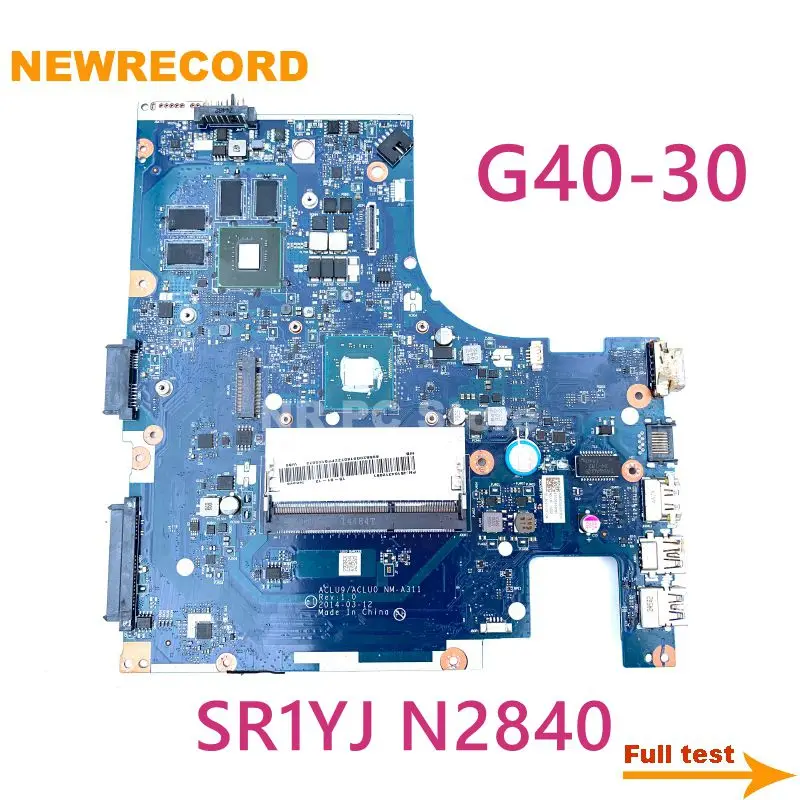 Материнская плата для ноутбука Lenovo G40 14 дюймов N2840 2 16 ГГц ЦП DDR3 820M | Компьютеры и