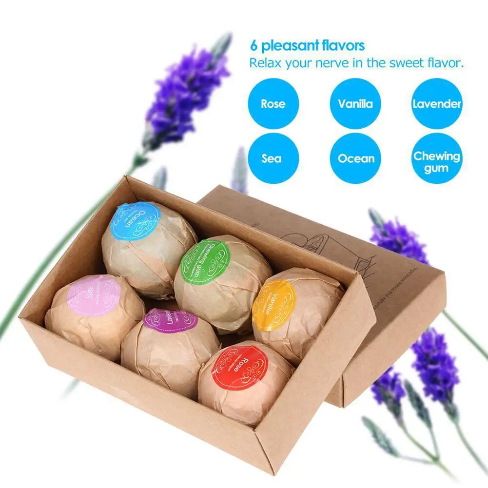 6Pcs set kit Bubble Bath Bomb Essential Oil Moisturizing Exfoliating Shower Skin Care Body Cleaner Essential Oil Spa
6Pcs set kit Bubble Bath Bomb Essential Oil Moisturizing Exfoliating Shower Skin Care Body Cleaner Essential Oil Spa