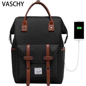 VASCHY Men Backpack Anti Theft 15.6 Inch Laptop Backpack With USB Charger Women Travel Daypacks SchoolBag Teens Leisure Backpack
VASCHY Men Backpack Anti Theft 15.6 Inch Laptop Backpack With USB Charger Women Travel Daypacks SchoolBag Teens Leisure Backpack