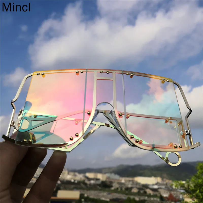 Vintage Retro Shield Visor Mask Sunglasses Women Men 2019 Oversized Windproof Glasses One Peice Big Frame Goggles Sun Glasse FML
Vintage Retro Shield Visor Mask Sunglasses Women Men 2019 Oversized Windproof Glasses One Peice Big Frame Goggles Sun Glasse FML