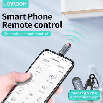 Joyroom IR Appliances Wireless Infrared Remote Control Adapter Mobile Infrared phone Transmitter For IPhone/Micro USB/Type-C
Joyroom IR Appliances Wireless Infrared Remote Control Adapter Mobile Infrared phone Transmitter For IPhone/Micro USB/Type-C