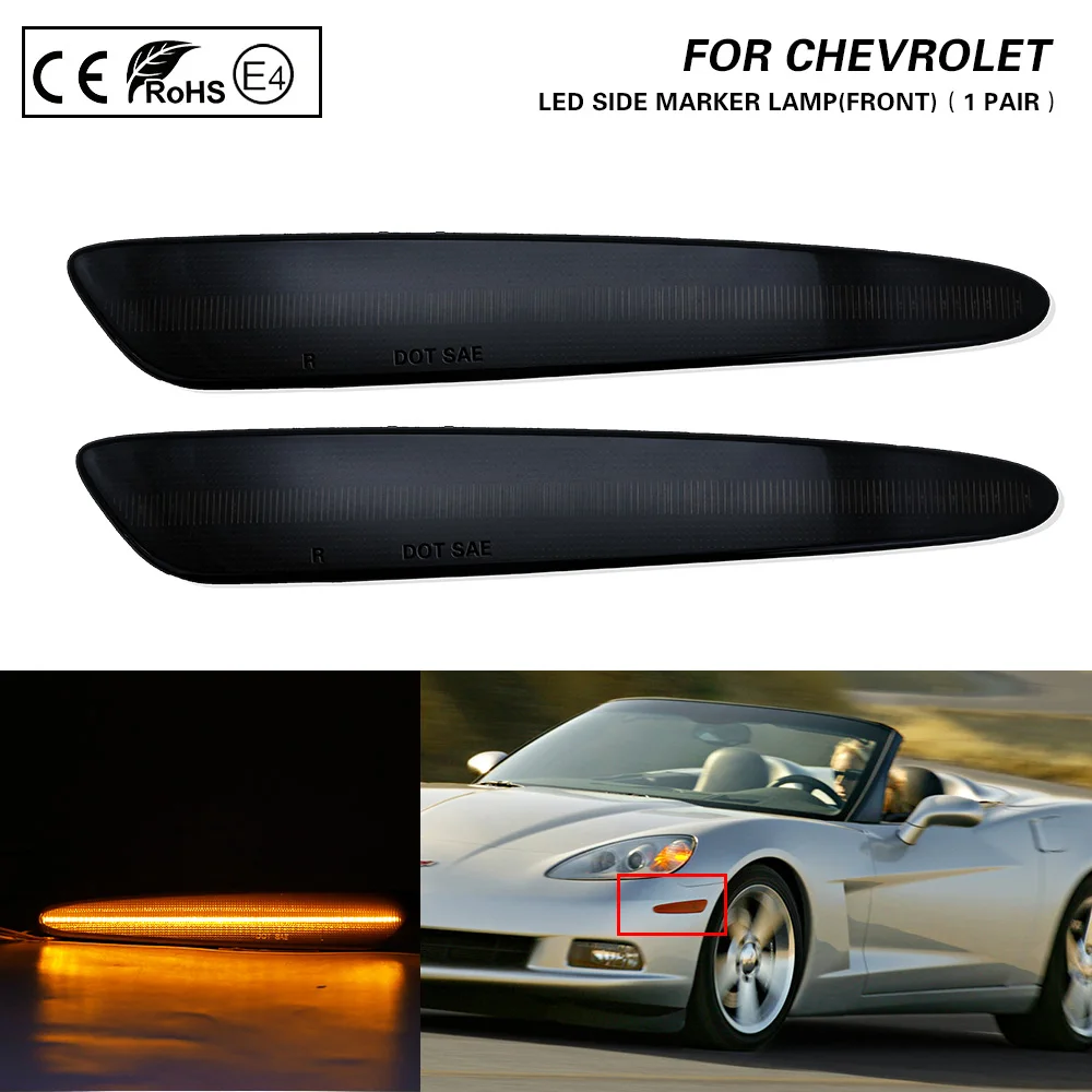 Передние светодиодные боковые габаритные огни для Chevrolet Chevy C6 2005 2006 2007 2008 2009 2010 2011 2012 OEM 2013, 2 шт.
Передние светодиодные боковые габаритные огни для Chevrolet Chevy C6 2005 2006 2007 2008 2009 2010 2011 2012 OEM 2013, 2 шт.
