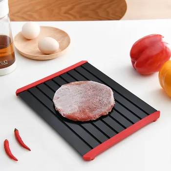 Quick Defrost Tray Thaw Food Meat Fruit Steak Defrost Trays Defrosting Block Plates Cooking Chopping Board Kitchen Accessories
Quick Defrost Tray Thaw Food Meat Fruit Steak Defrost Trays Defrosting Block Plates Cooking Chopping Board Kitchen Accessories