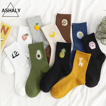 4 Pairs Women Socks Middle Tube summer thin Fruit Printing Socks Fashion Cotton Cute Funny Middle Tube Cotton Women's Socks
4 Pairs Women Socks Middle Tube summer thin Fruit Printing Socks Fashion Cotton Cute Funny Middle Tube Cotton Women's Socks