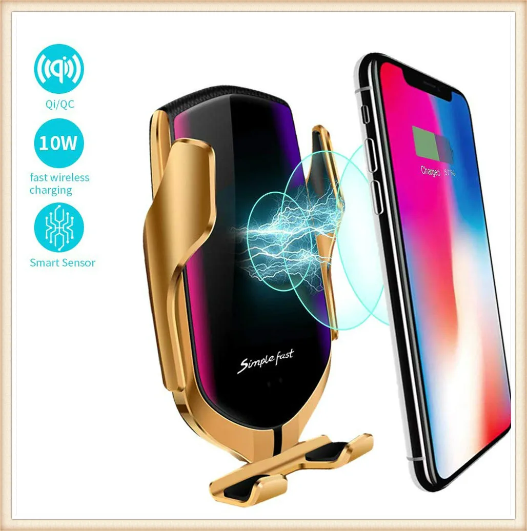 10W Wireless Car Charger Smart Sensor Fast Charging For iPhone For Samsung Galaxy For Xiaomi For Huawei
10W Wireless Car Charger Smart Sensor Fast Charging For iPhone For Samsung Galaxy For Xiaomi For Huawei