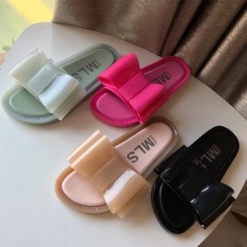 Melissa Bow Slippers Women Jelly Shoes Fashion Adulto Sandals 2020 Women Jelly Sandalias Melissa Female Shoes Platform Sandals 
Melissa Bow Slippers Women Jelly Shoes Fashion Adulto Sandals 2020 Women Jelly Sandalias Melissa Female Shoes Platform Sandals