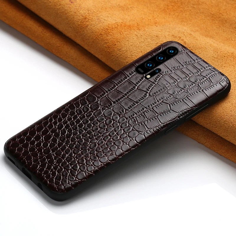 Чехол из натуральной кожи для Huawei Honor 20 Pro 9X 8X 10 Lite чехол Mate 30 coque|Бамперы| |