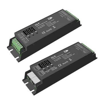 4 Channel Constant Voltage DMX512 & RDM Decoder 4CH*8A DC 12V-36V D4-P/D4-E Network Interface Decoder RGBW led strip controller
4 Channel Constant Voltage DMX512 & RDM Decoder 4CH*8A DC 12V-36V D4-P/D4-E Network Interface Decoder RGBW led strip controller