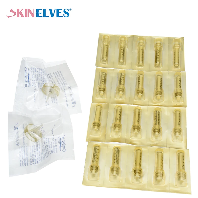 SKINELVES 50pcs Ampoule Head Disposable Independent Sterile Package No Needle Lip Filler Injection For 0.5ml Hyaluronic Pen
SKINELVES 50pcs Ampoule Head Disposable Independent Sterile Package No Needle Lip Filler Injection For 0.5ml Hyaluronic Pen