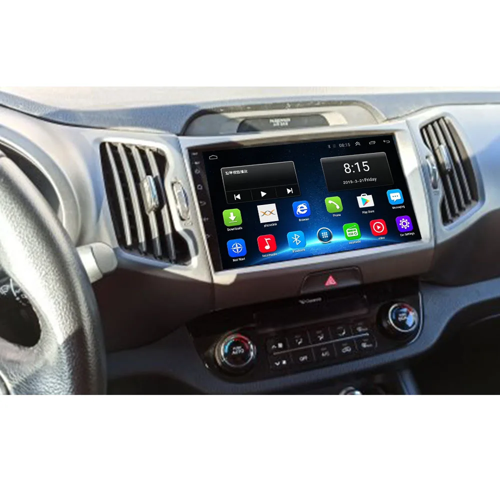 2G + 32G Android 10 DSP автомобильный Радио Мультимедиа Видео плеер навигация GPS 2 din для KIA