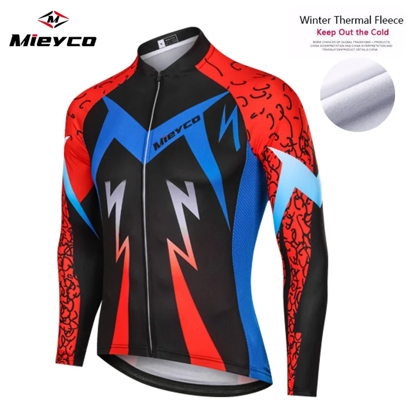 Winter Thermal Fleece Cycling Jerseys Invierno Ropa Ciclismo Long Sleeve Bicycle Clothing MTB Bike Clothes Sportswear Jacket Men
Winter Thermal Fleece Cycling Jerseys Invierno Ropa Ciclismo Long Sleeve Bicycle Clothing MTB Bike Clothes Sportswear Jacket Men