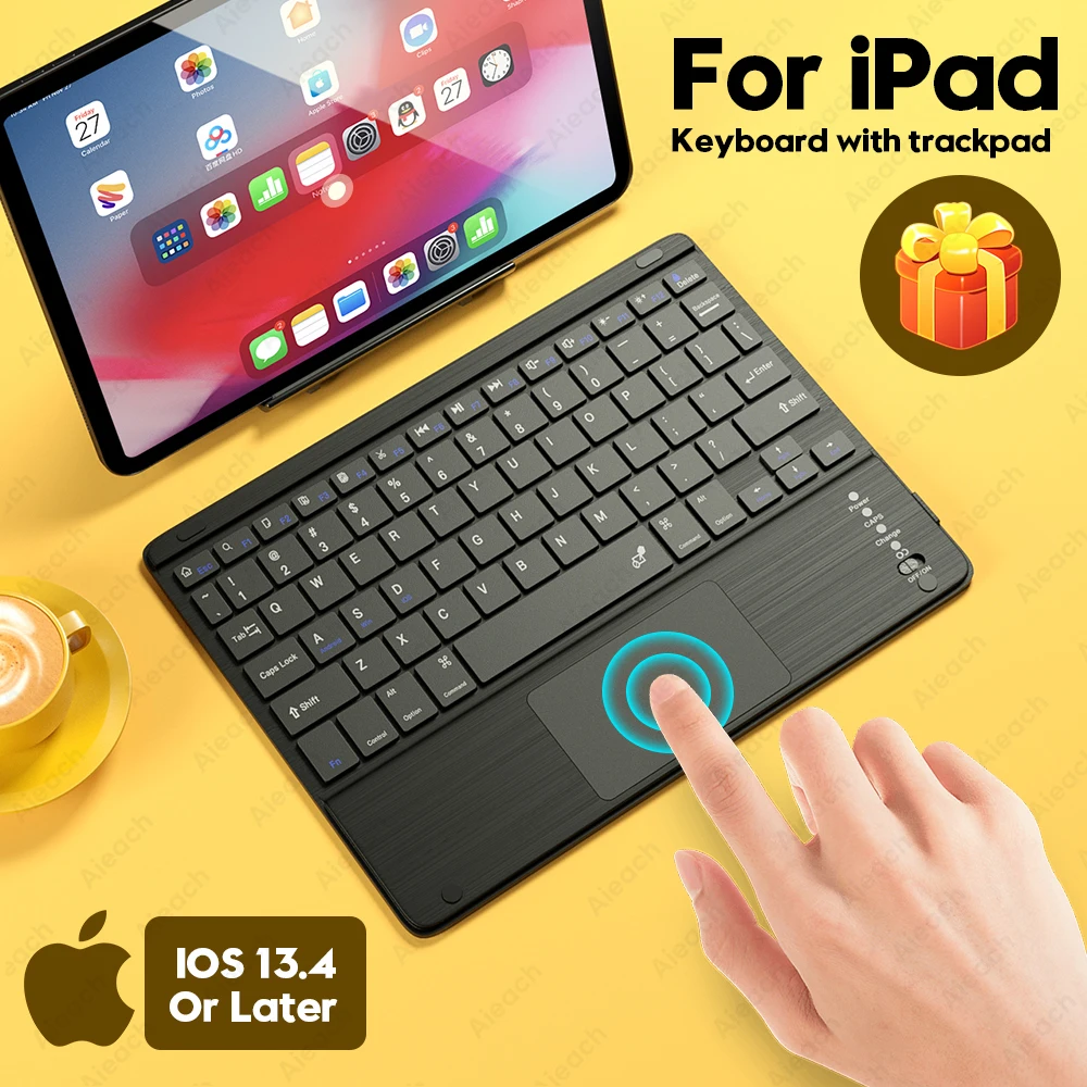 For iPad Keyboard With Touchpad, Teclado Bluetooth Keyboard For iPad Pro 11 12.9 2020 10.2 7th 8th Air 3 4 Keyboard ì•„ì´íŒ¨ë“œ 키보드
For iPad Keyboard With Touchpad, Teclado Bluetooth Keyboard For iPad Pro 11 12.9 2020 10.2 7th 8th Air 3 4 Keyboard ì•„ì´íŒ¨ë“œ 키보드