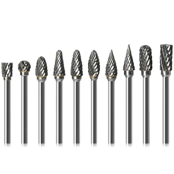 3x6mmTungsten Steel Grinding Head Single Grain Rotary File Tungsten Steel Milling Cutter Woodworking Carving For Drill Bits 1pcs
3x6mmTungsten Steel Grinding Head Single Grain Rotary File Tungsten Steel Milling Cutter Woodworking Carving For Drill Bits 1pcs
