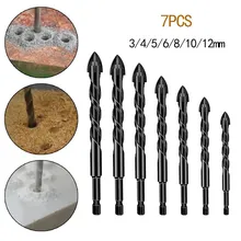 3-12mm Drill Bits Cross Hex Tile Bits Glass Ceramic Concrete Hole Opener Alloy Triangle Drill 1/4" Hex Shank Bits Woodworking
3-12mm Drill Bits Cross Hex Tile Bits Glass Ceramic Concrete Hole Opener Alloy Triangle Drill 1/4" Hex Shank Bits Woodworking