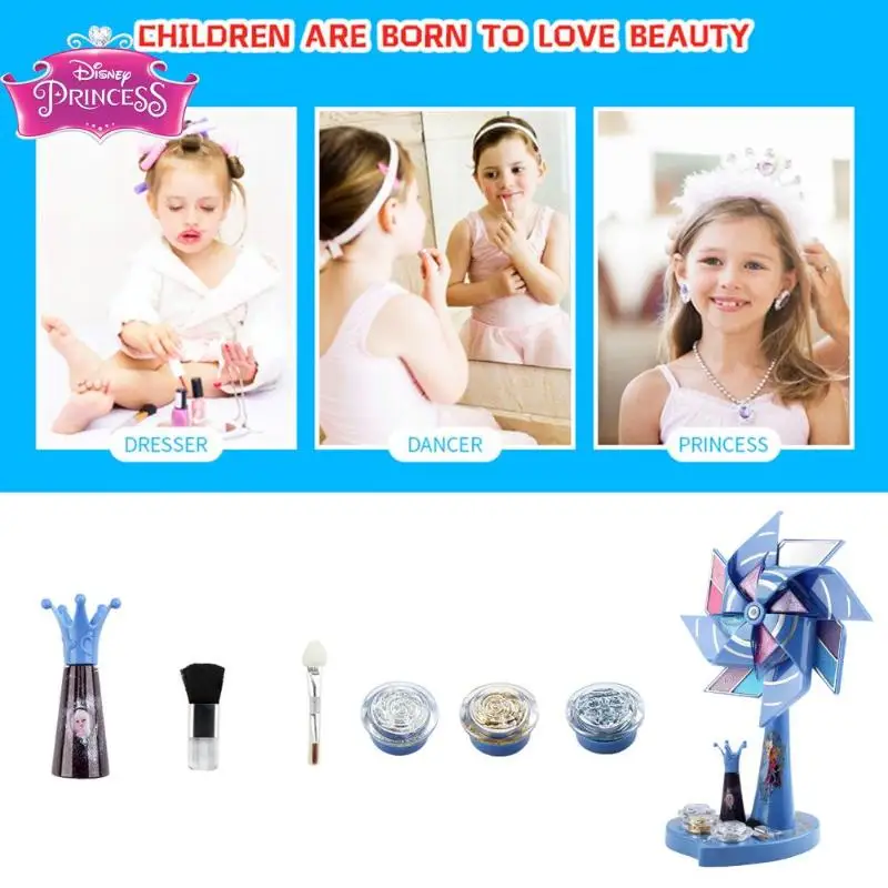 toys   children cosmetics kids princess makeup set box windmill