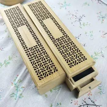 Bamboo Incense Burners Holder Hollow Box Portable Stick Storage Box with drawer Burning Joss Insence Box Burner Ash Catcher
Bamboo Incense Burners Holder Hollow Box Portable Stick Storage Box with drawer Burning Joss Insence Box Burner Ash Catcher