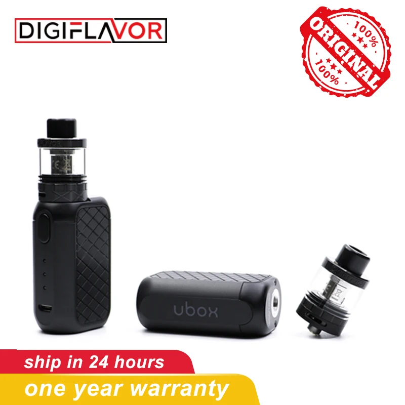 Digiflavor Ubox Vape kit 28w 1700mah battery Box Mod 2ml Utank Sub ohm Tank Atomizer 0.5ohm vape coils electronic cigarettes
Digiflavor Ubox Vape kit 28w 1700mah battery Box Mod 2ml Utank Sub ohm Tank Atomizer 0.5ohm vape coils electronic cigarettes