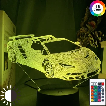 3d Illusion Lamp Sports Car Nightlight for Child Bedroom Decor Color Changing Atmosphere Event Prize Led Night Light Supercar 
3d Illusion Lamp Sports Car Nightlight for Child Bedroom Decor Color Changing Atmosphere Event Prize Led Night Light Supercar