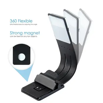 LED Book Light Reading Light Flexible Dimmable USB Rechargeable Adjustable Clip In Reading Night Light Backlight For Computer
LED Book Light Reading Light Flexible Dimmable USB Rechargeable Adjustable Clip In Reading Night Light Backlight For Computer