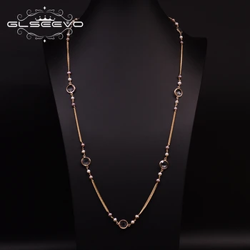 GLSEEVO Natural Freshwater White Pearl Crystal Necklaces For Women Girl Wedding Gifts Luxury Jewelry Long Choker Necklace GN0184
GLSEEVO Natural Freshwater White Pearl Crystal Necklaces For Women Girl Wedding Gifts Luxury Jewelry Long Choker Necklace GN0184
