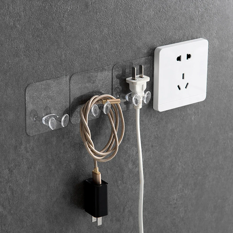 Transparent Power Plug Hook Seamless Socket Storage Holder Home Office Wall Powerful Adhesive Plug Socket Holder Organizer Racks
Transparent Power Plug Hook Seamless Socket Storage Holder Home Office Wall Powerful Adhesive Plug Socket Holder Organizer Racks