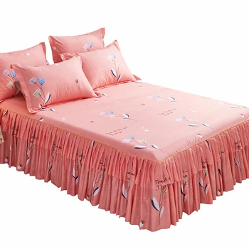 Cotton Bed Skirt Type Bedspread Single Piece Cotton Dust-proof Protective Cover 1.5m 1.8 Sheet Mattress Cover Fitted Sheet Non S
Cotton Bed Skirt Type Bedspread Single Piece Cotton Dust-proof Protective Cover 1.5m 1.8 Sheet Mattress Cover Fitted Sheet Non S
